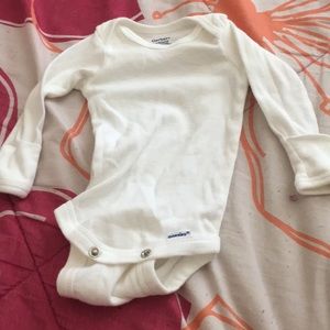 White Long Sleeve One Piece